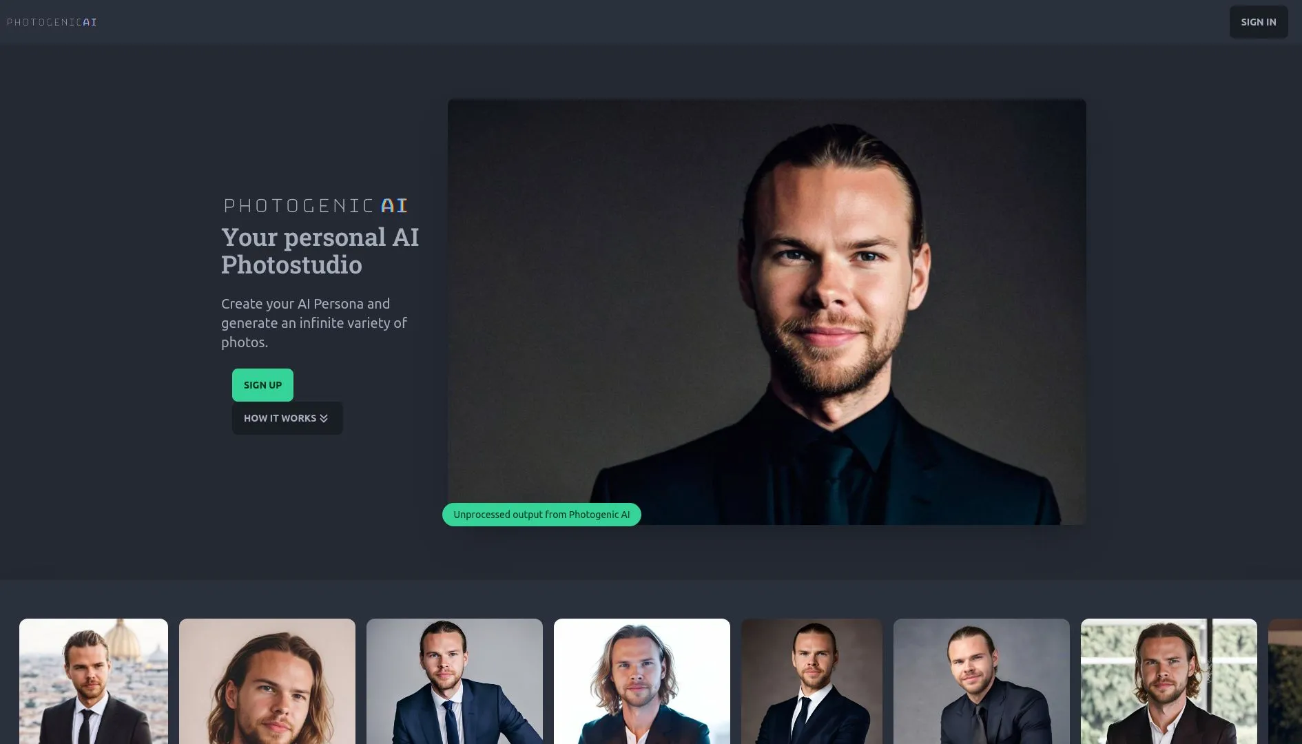 photogenicai AI Photo Generator